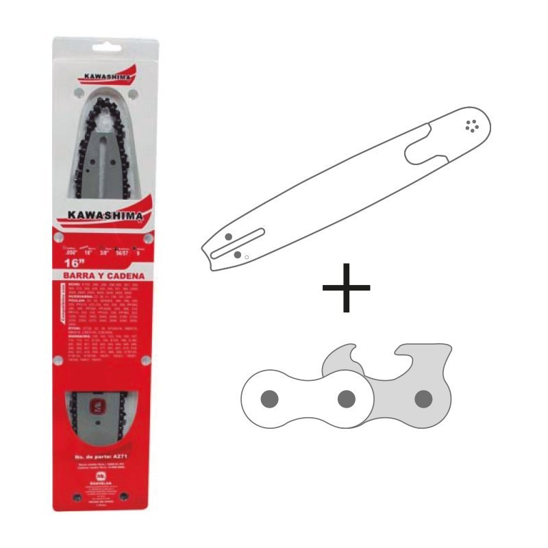 Cadena y Barra Kawashima A271 16"