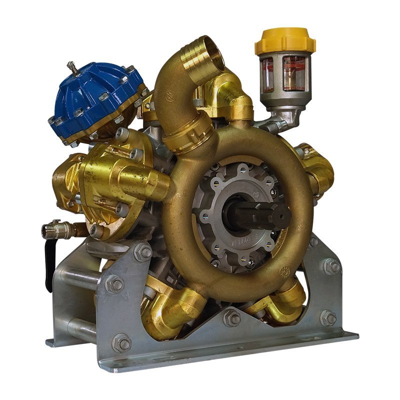 Bomba BERTOLINI IDB 2000 VD Agrícola de Latón - Imagen 4