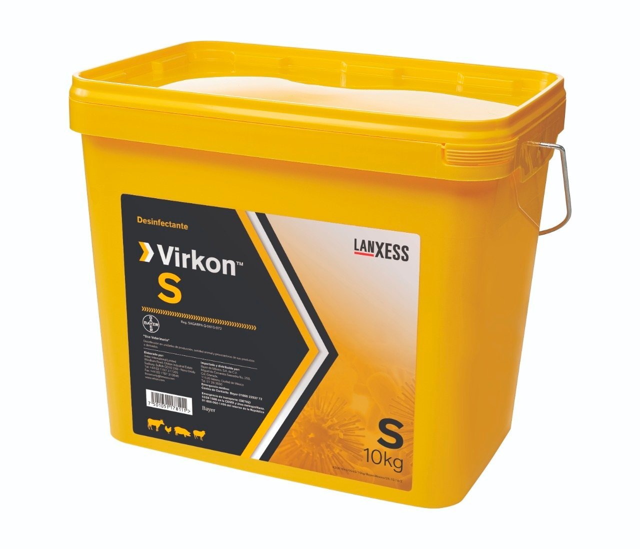 Desinfectante Viricida VIRKON S Polvo 10Kg